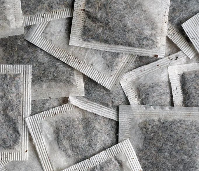 square shape tea bag