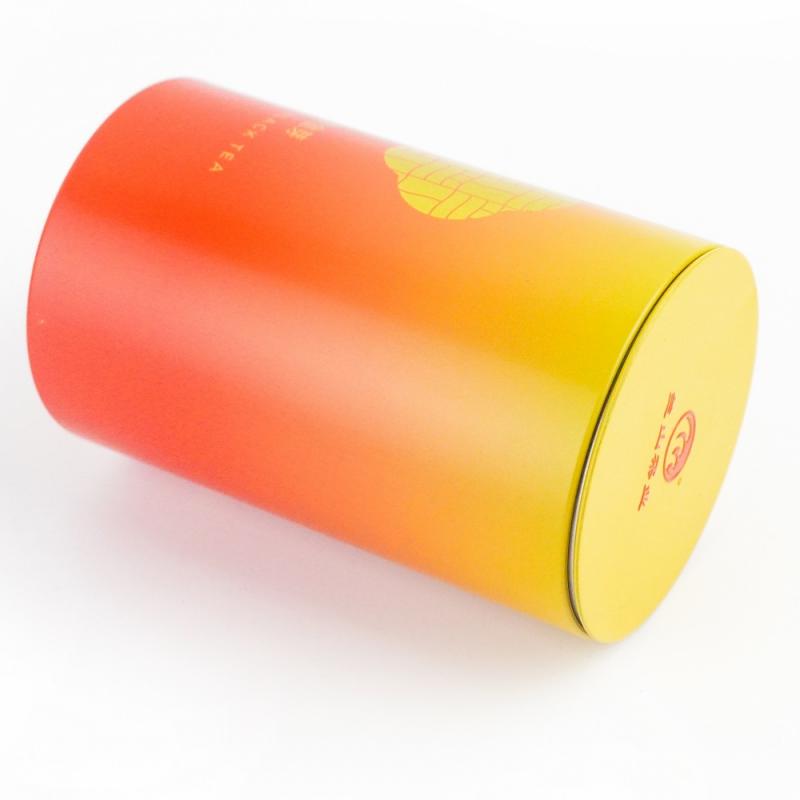 Cheap Food Tins With Lids Factory -Logo Design Round Shape Tea tin can TTC-028 – Jiayi detail pictures
