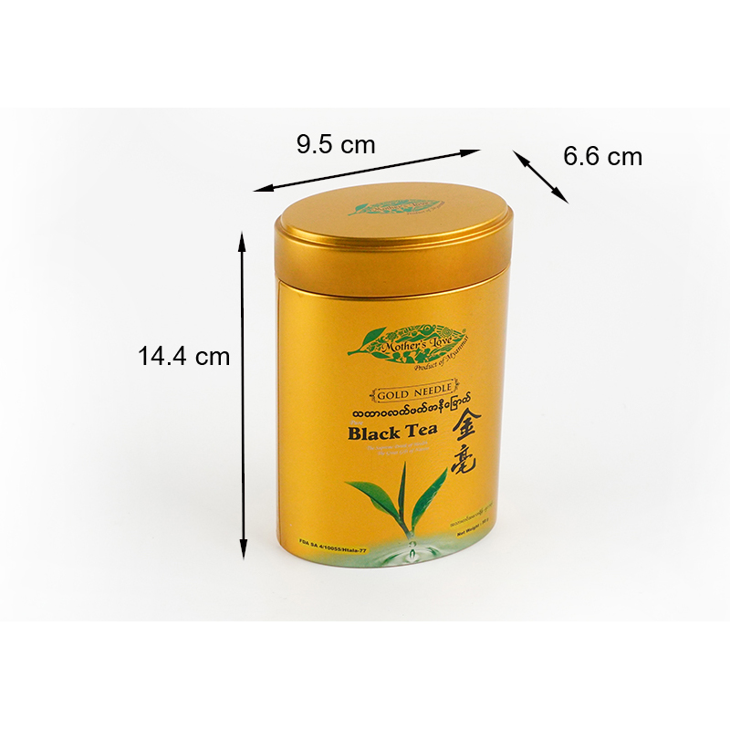 ODM Custom Cookie Cans Factories -Luxury Aluminum Metal Tea tin can TTC-029 – Jiayi detail pictures