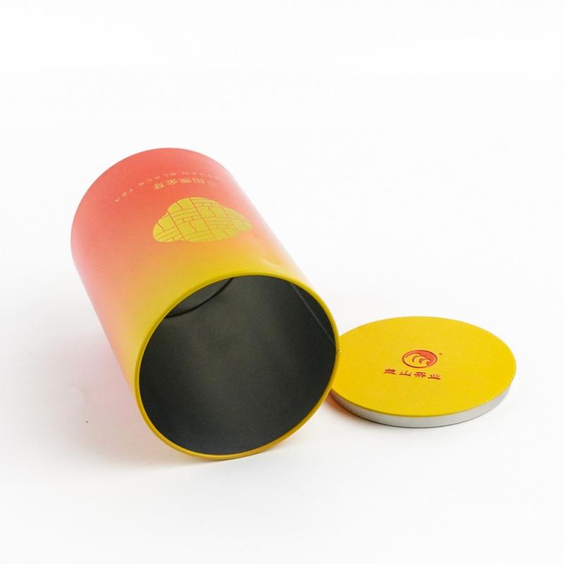 Cheap Food Tins With Lids Factory -Logo Design Round Shape Tea tin can TTC-028 – Jiayi detail pictures
