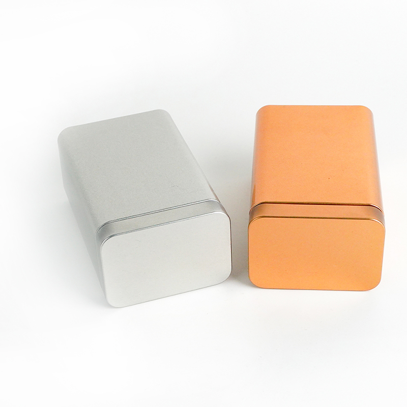 tea tin can container